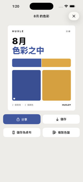 回合結束的回顧，列出每個人的發現與分數。